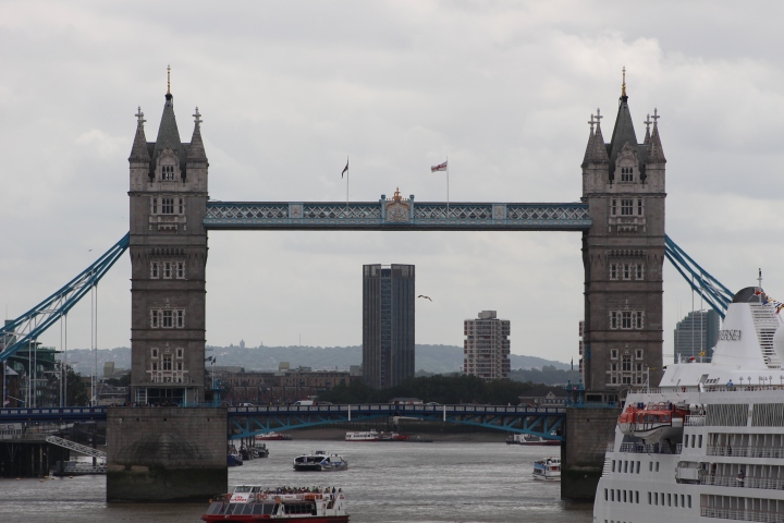 Tower Bridge. Taken from London Bridge.